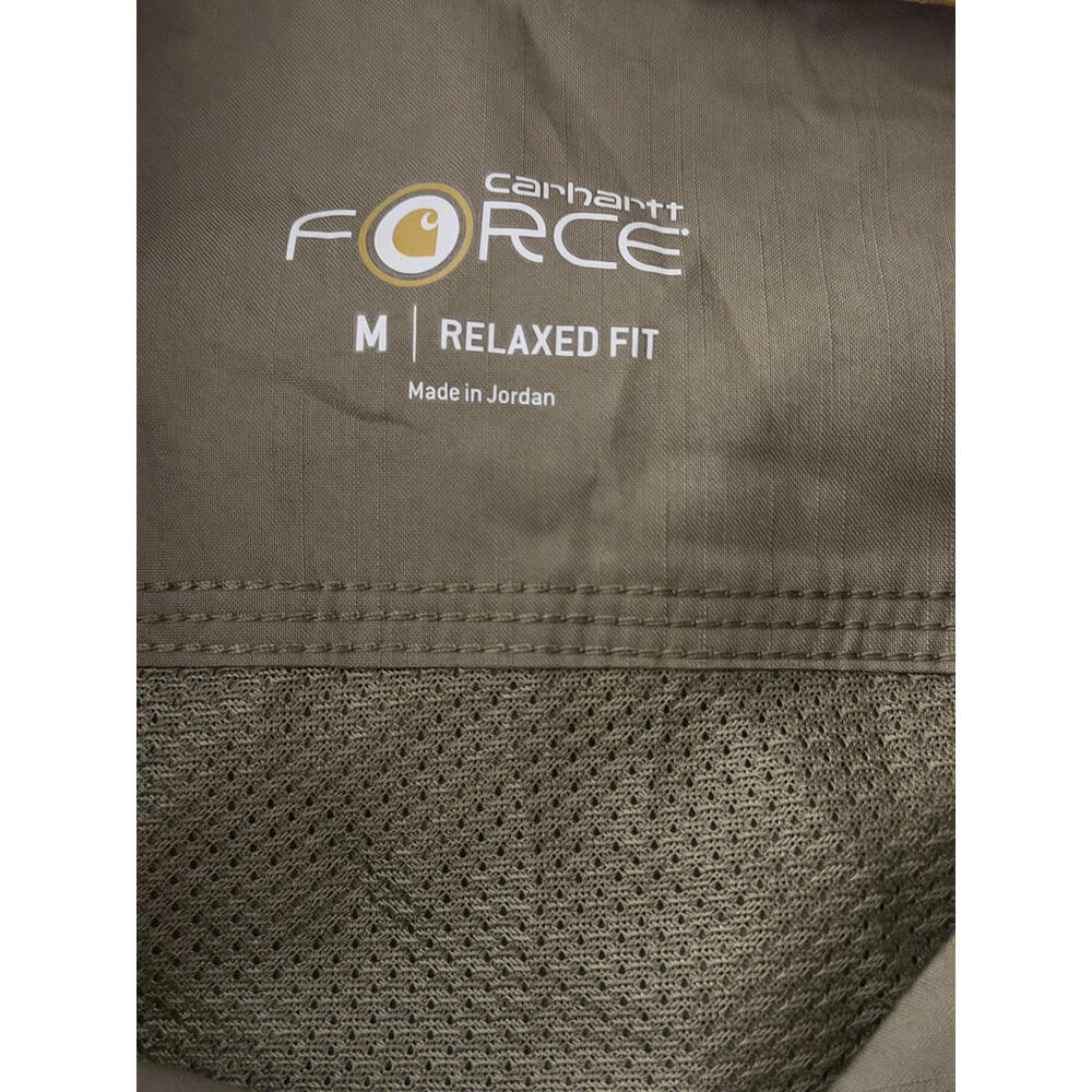 Carhartt Force Men's Relaxed Fit Casual Shirt Salt Lake County Patch Size M - Picture 3 of 6